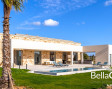 Newly built natural stone finca in a minimalist design