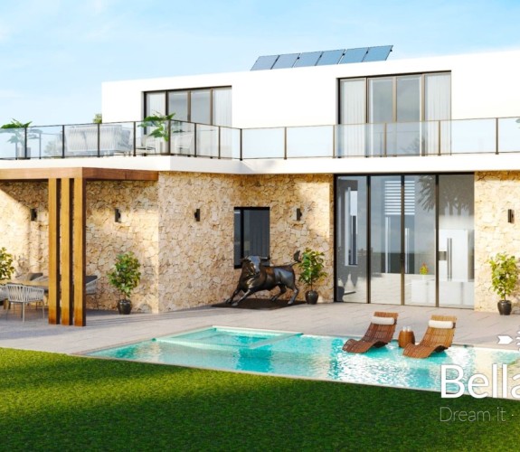 Exclusive ecology villa with the most modern building technology near the natural beach Es Trenc