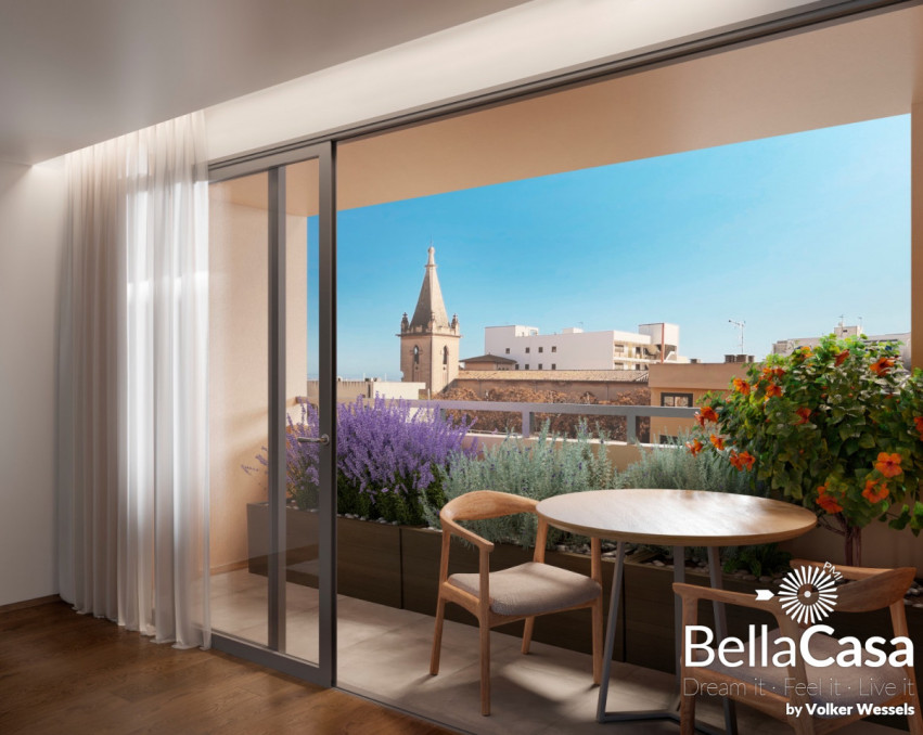 Apartamento moderno y restaurado en el casco antiguo de Santa Catalina / Palma